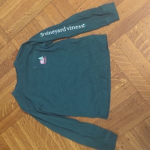 Green, Long Sleeve Vineyard Vines Shirt